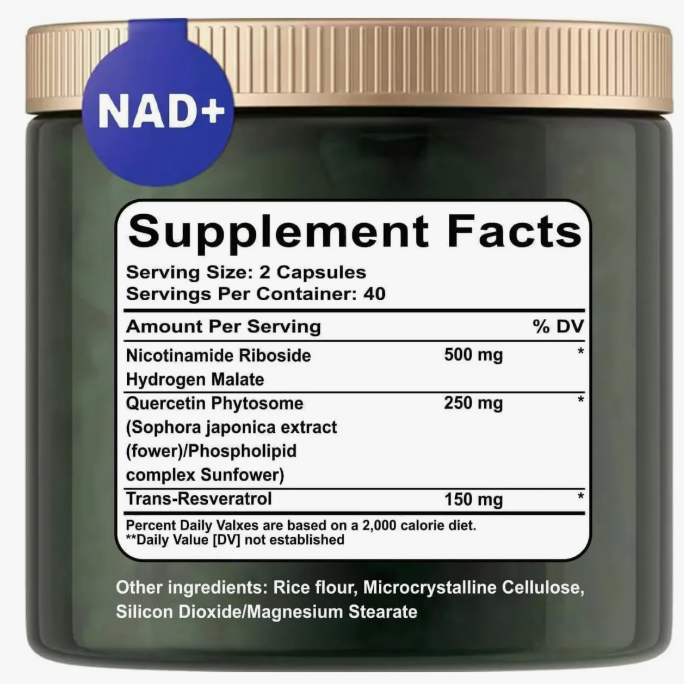 NAD+ Nicotinamide Ribosoide + Resveratrol