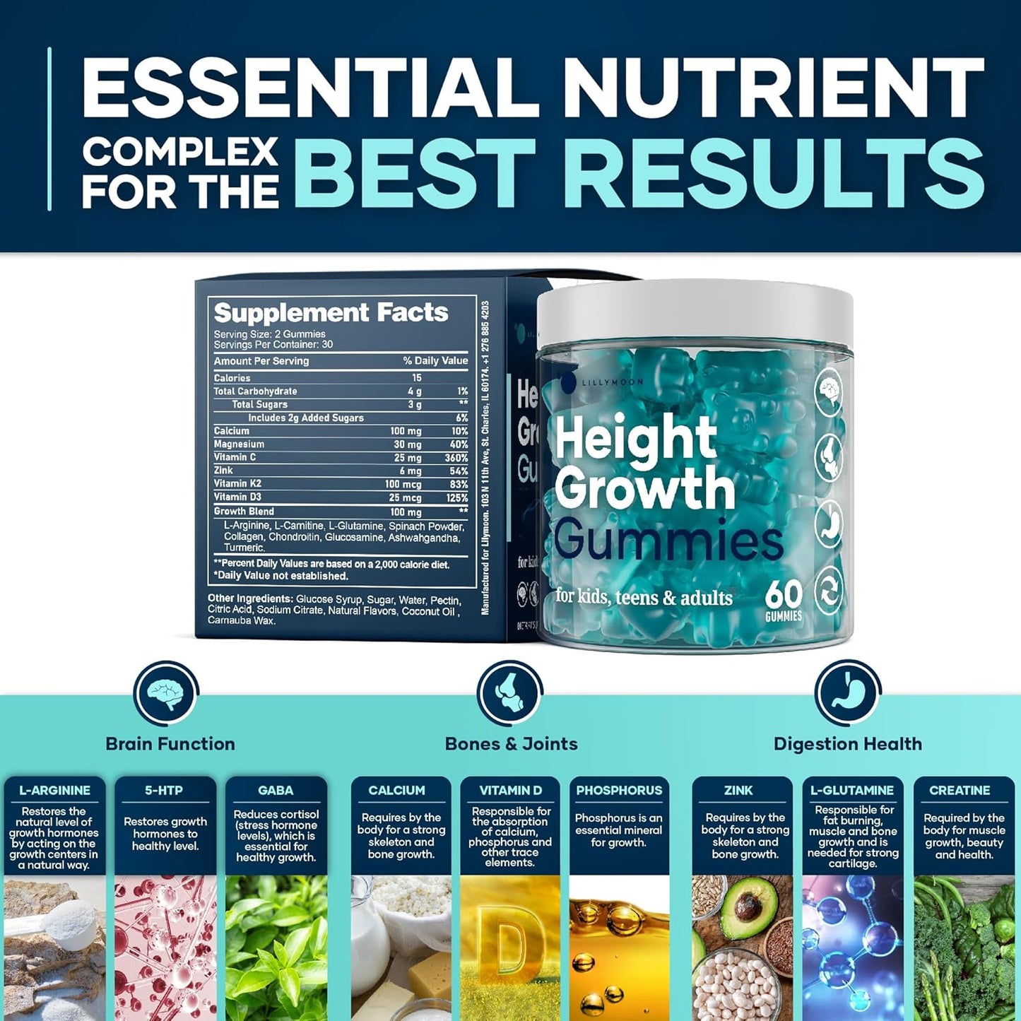 Height Growth Gummies - Gummies