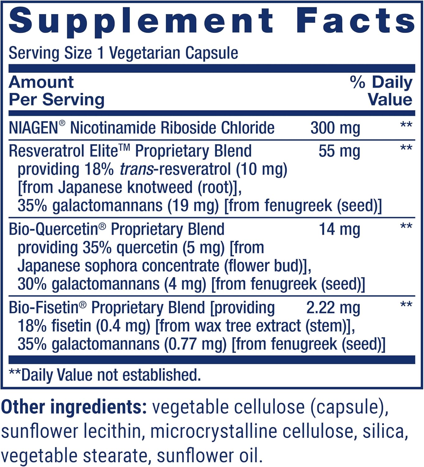 NAD+ Cell generator y Resveratrol Elite
