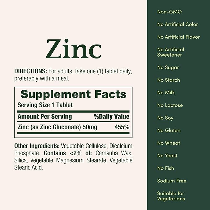 Zinc 50 mg